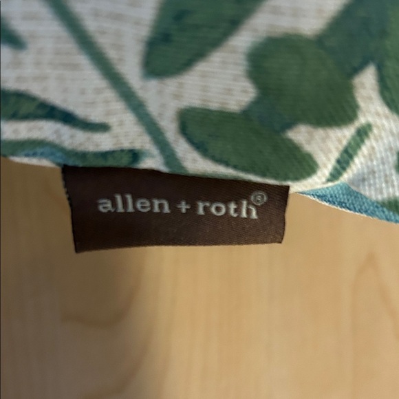 Allen + Roth Leaf Pattern Pillow - Picture 2 of 3